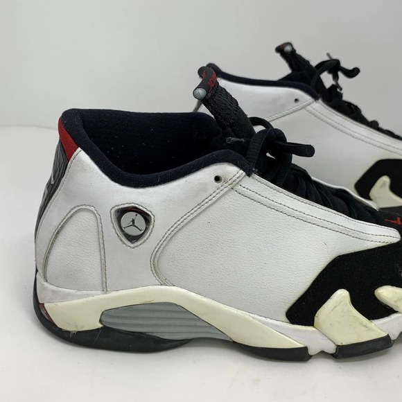 Air Jordan 14 \'Black Toe 654963-102 size 7y mens 7 womens 8.5 main image 4